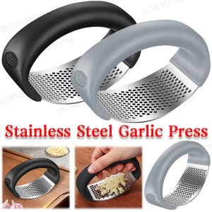 Stainless Steel Garlic Press Manual Garlic Mincer
