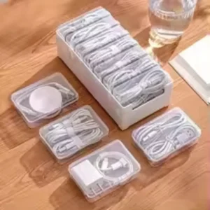 7 Small 1 Large Cable Organizer Box Set