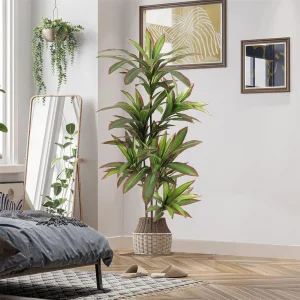 Artificial Dracaena Plant Indoor, 120cm/150cm Tall Decorative Fake Tree