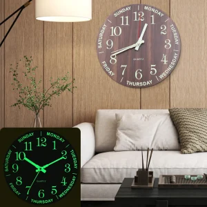 High-Quality Wall Clock with Silent Quartz Movement